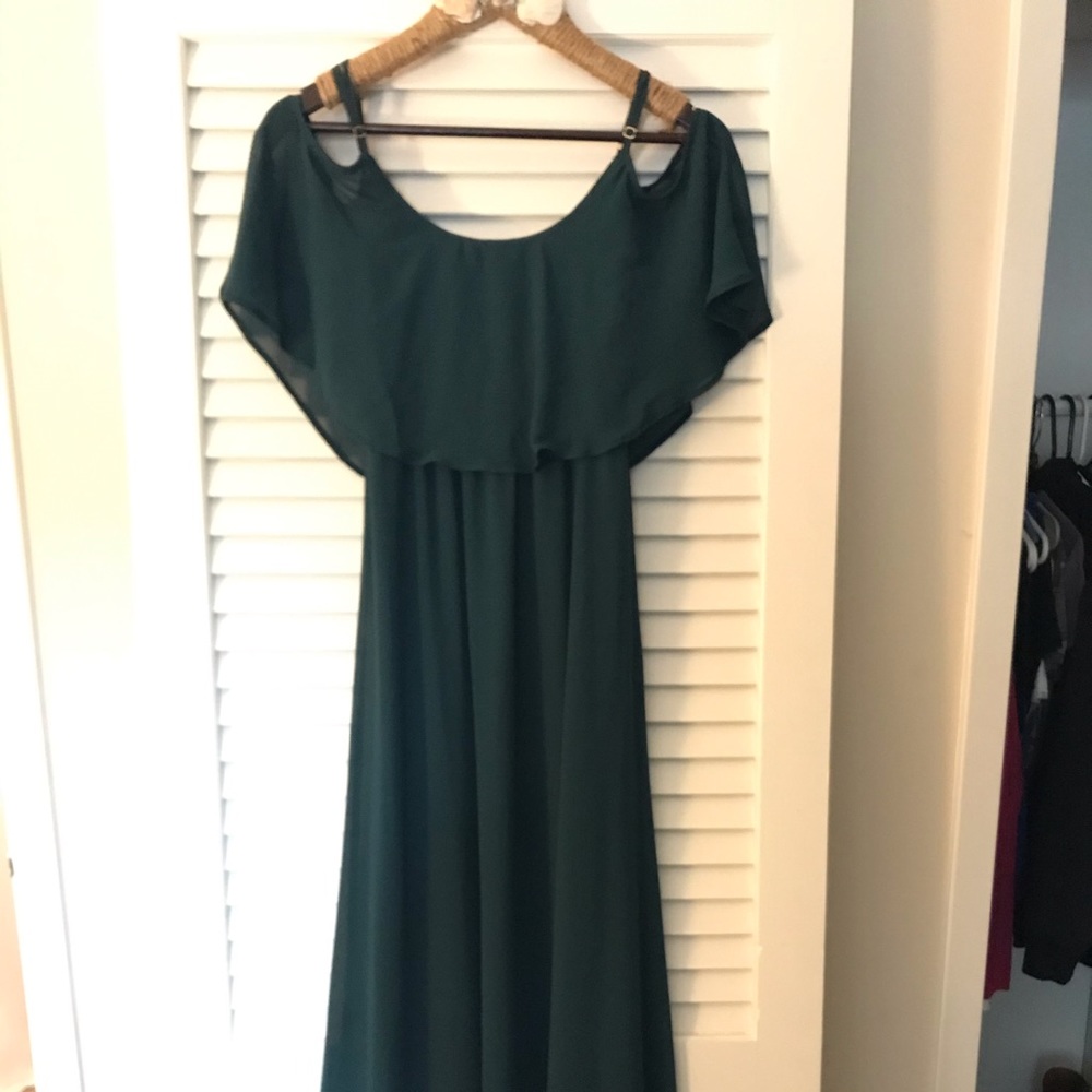 Show me your Mumu, Caitlin Dress.  Deep jade.